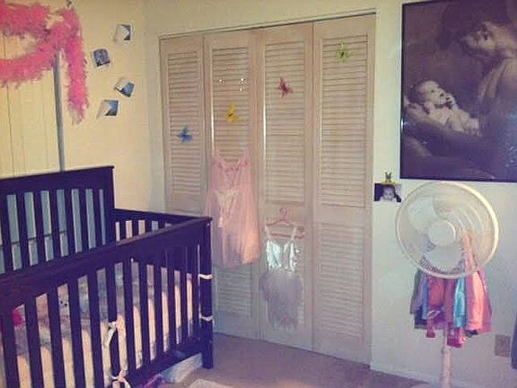 Very spacious room & closet.