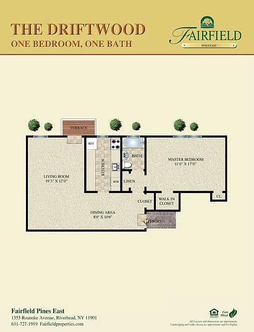 Floor plan The Driftwood