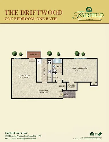 Floor plan The Driftwood