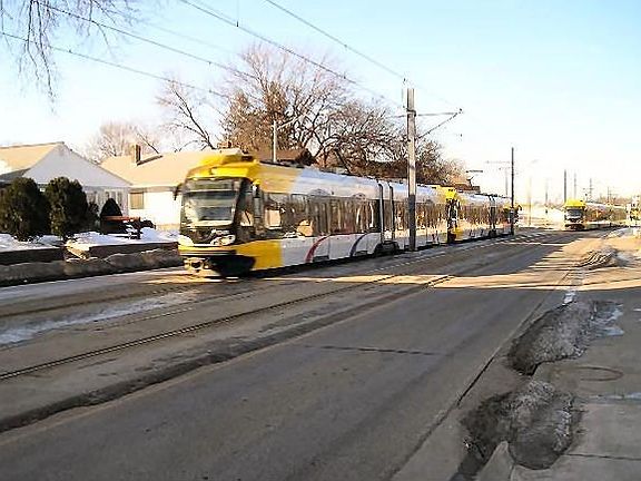 Walk to the light rail station!
