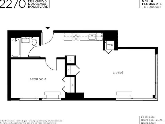 2nd image of 2270 Frederick Douglass Blvd #6D