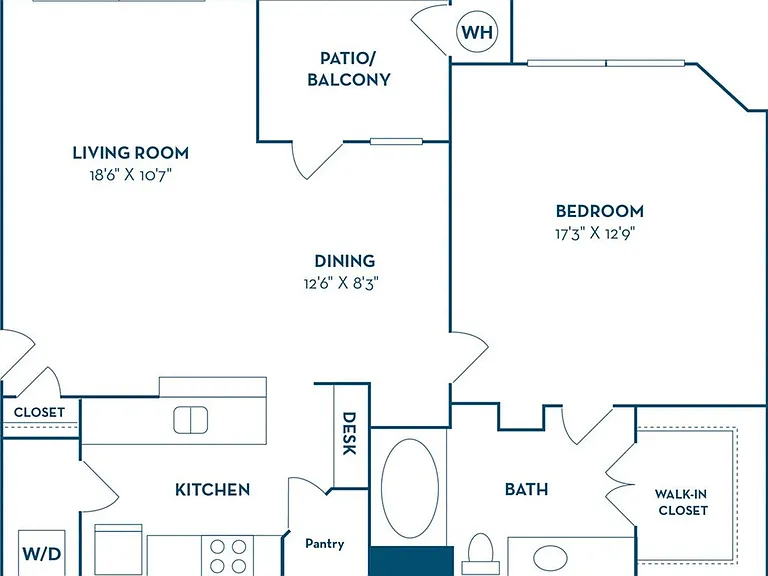 1 Bedroom | 1 Bath | 846 SF 1 Bedroom | 1 Bath | 846 SF