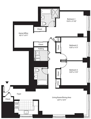 Floor plan Broadway