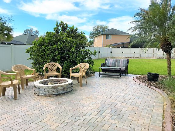 exterior paver deck/firepit!