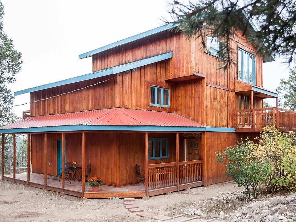 North and west side of house