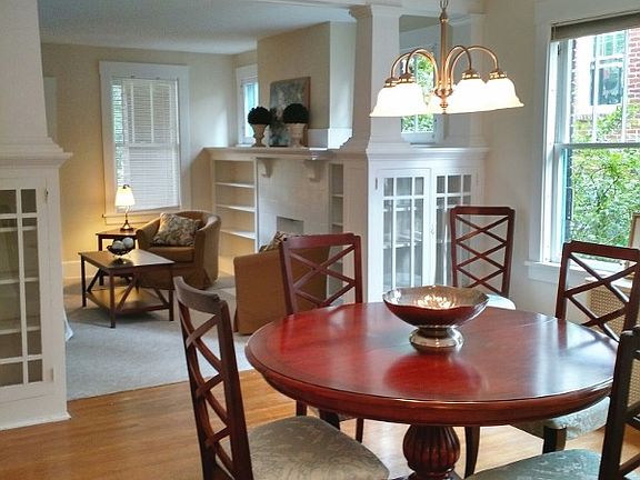 Another view of the elegant dining room.