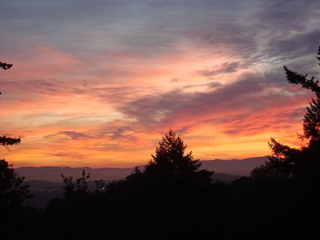 Sunrise off Deck