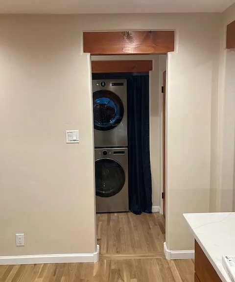 Kitchen to washer dryer