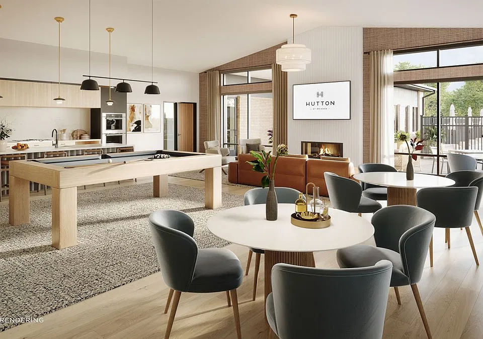Our sophisticated clubroom creates a refined backdrop for entertaining, unwinding, and connecting in style.