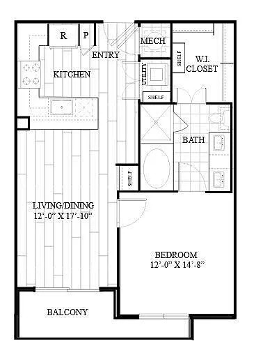Floor plan 1G