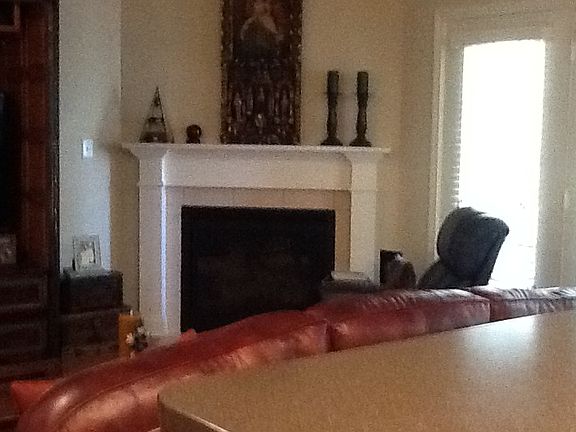 Open living/fireplace