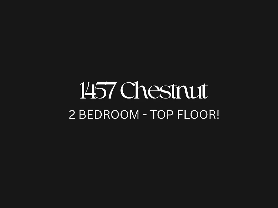 1457 Chestnut St #33
