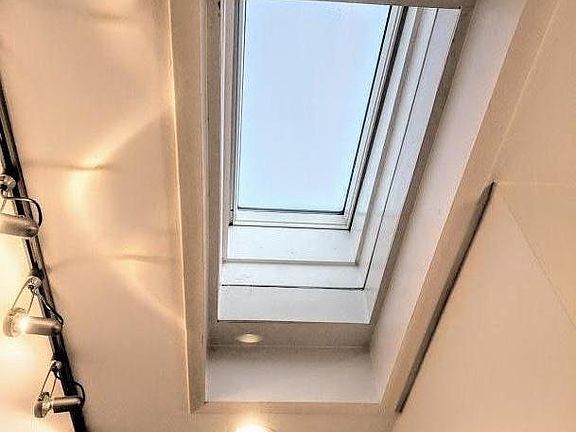 Skylights add extra light.