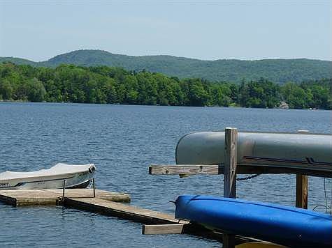 association dock at Laurel Lake