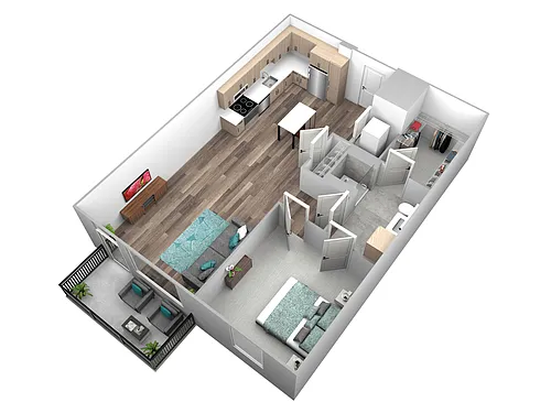 Floor plan B10W - Income Limits Apply