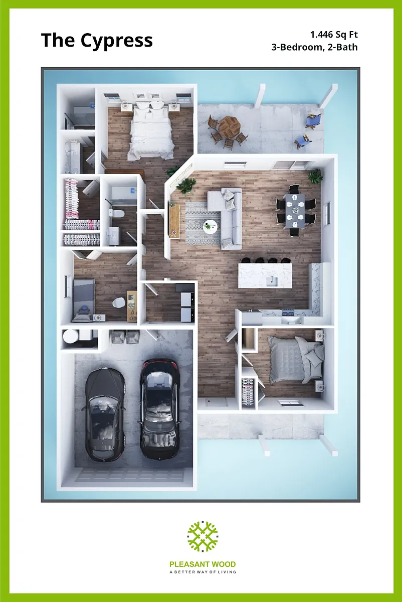 Floor plan Cypress Inner Circle