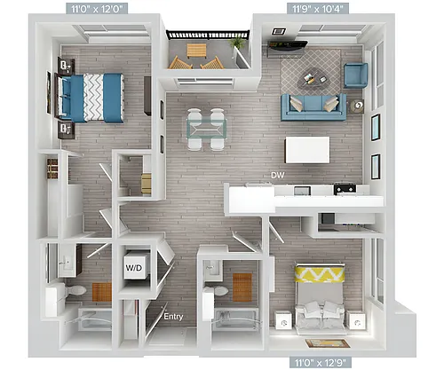 Floor plan B12-1046SF