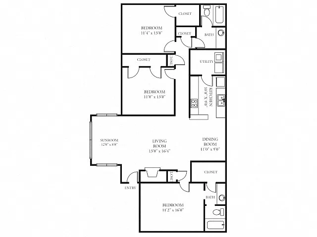 Floor plan 3X2A