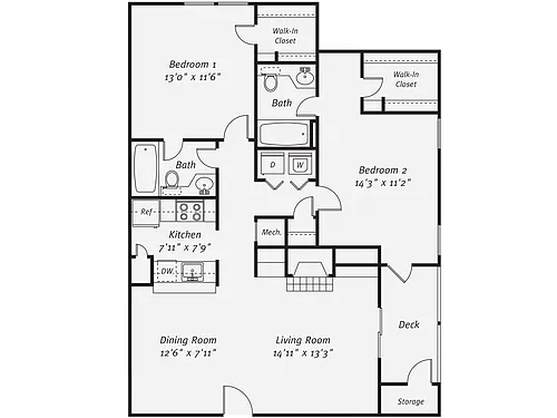 Floor plan B2-1147
