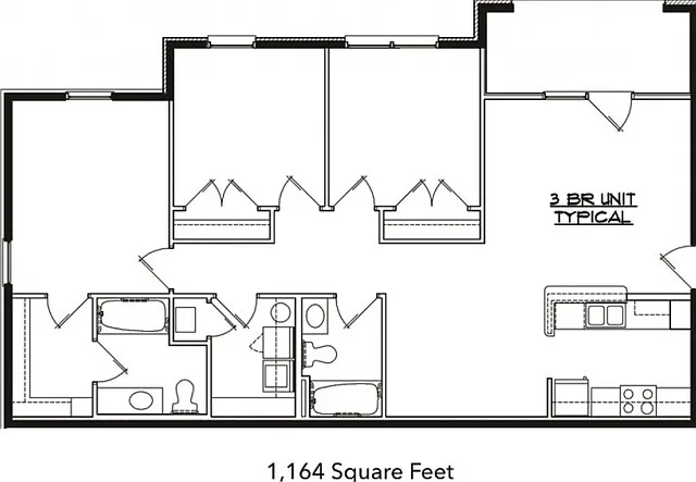 3 Bedroom 2 Bath 3 Bedroom 2 Bath