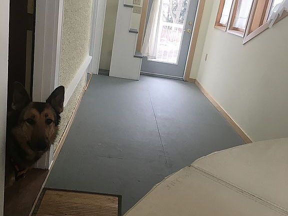 2nd floor back porch hot tub