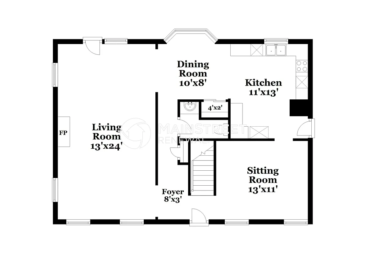 Floor Plan - 19600 Whilehaven Ct