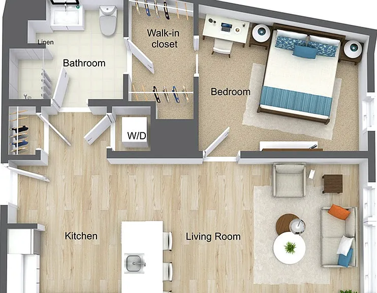 1 Bedroom 1 Bathroom 1 Bedroom 1 Bathroom