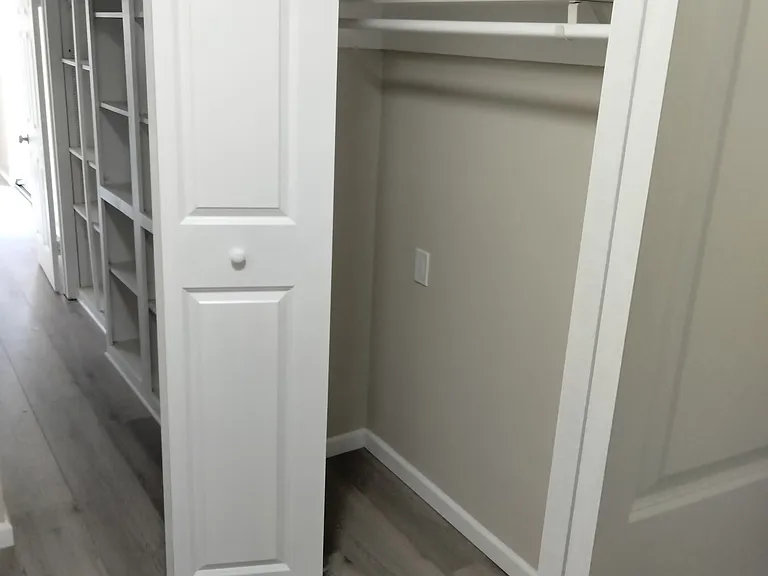 View of inside the Long Hallway Closet