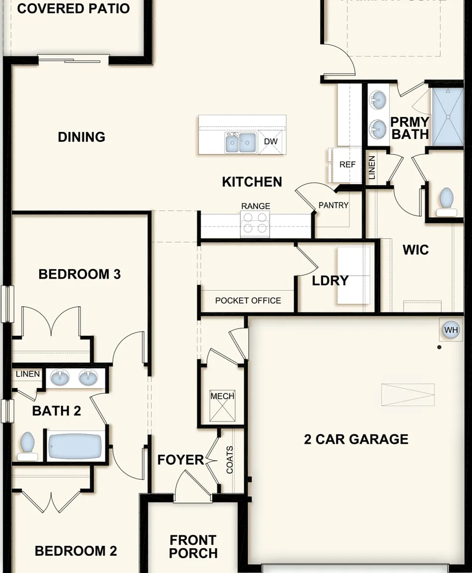 3 bed, 2.0 bath, 1700 sqft, $2,670 — Photo 2