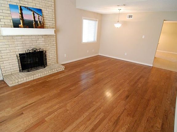 Living Area with Hardwood Floor