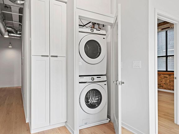 Full-size laundry in the unit