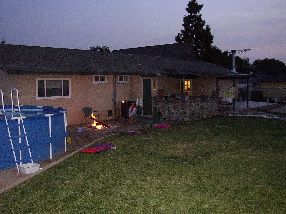 Back yard looking West