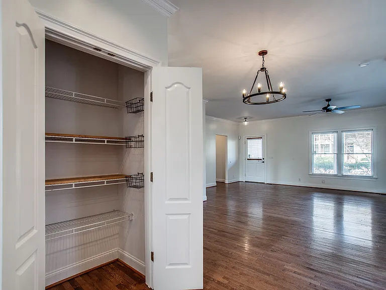 Large pantry area in kitchen.