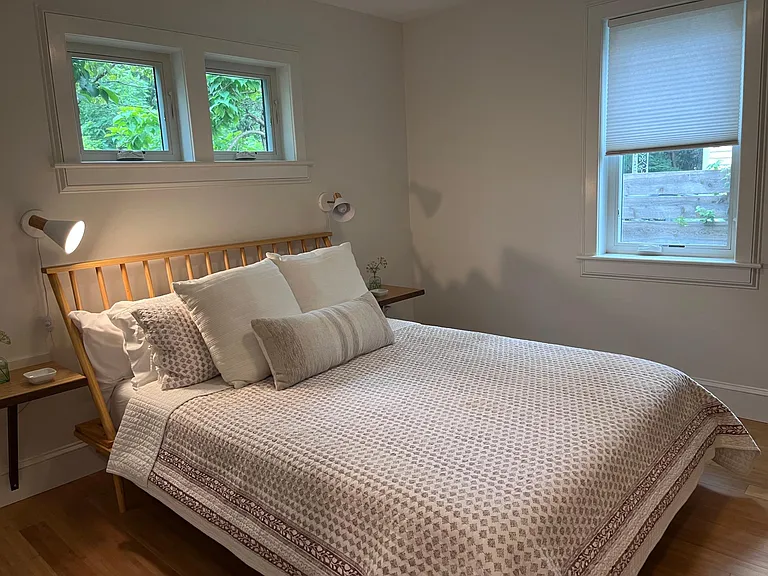Downstairs bedroom - designed for relaxation