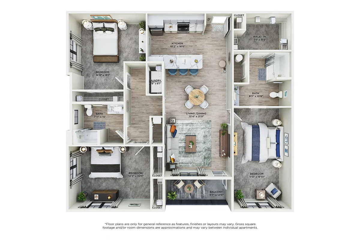 Floor plan The Sunflower