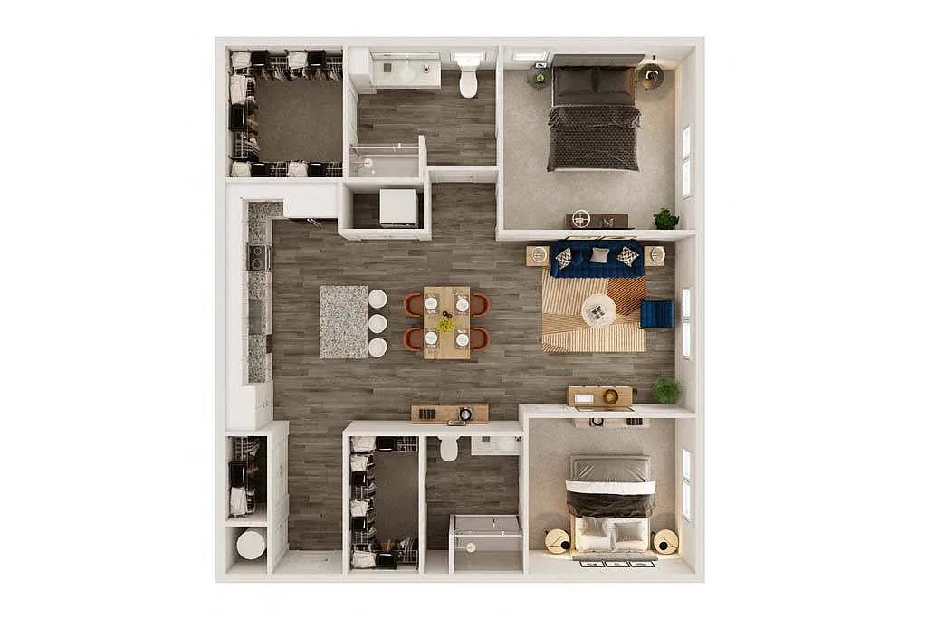 Floor plan B8 - SECOND AVE