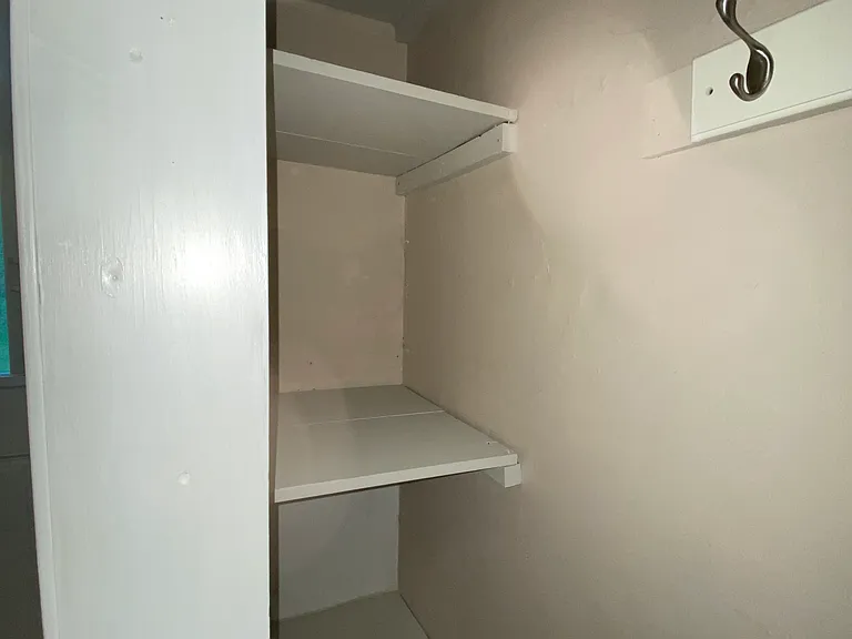 Closet shelving _ possible pantry