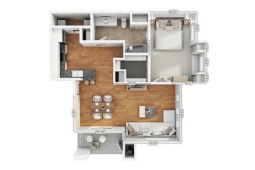 Floor plan 1C1