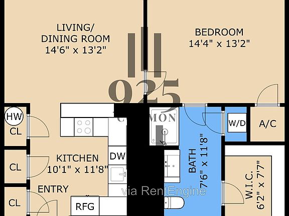 2nd image of 925 Common St APT 1012