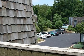 Exterior view from deck pool