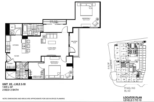 Floor plan 2G