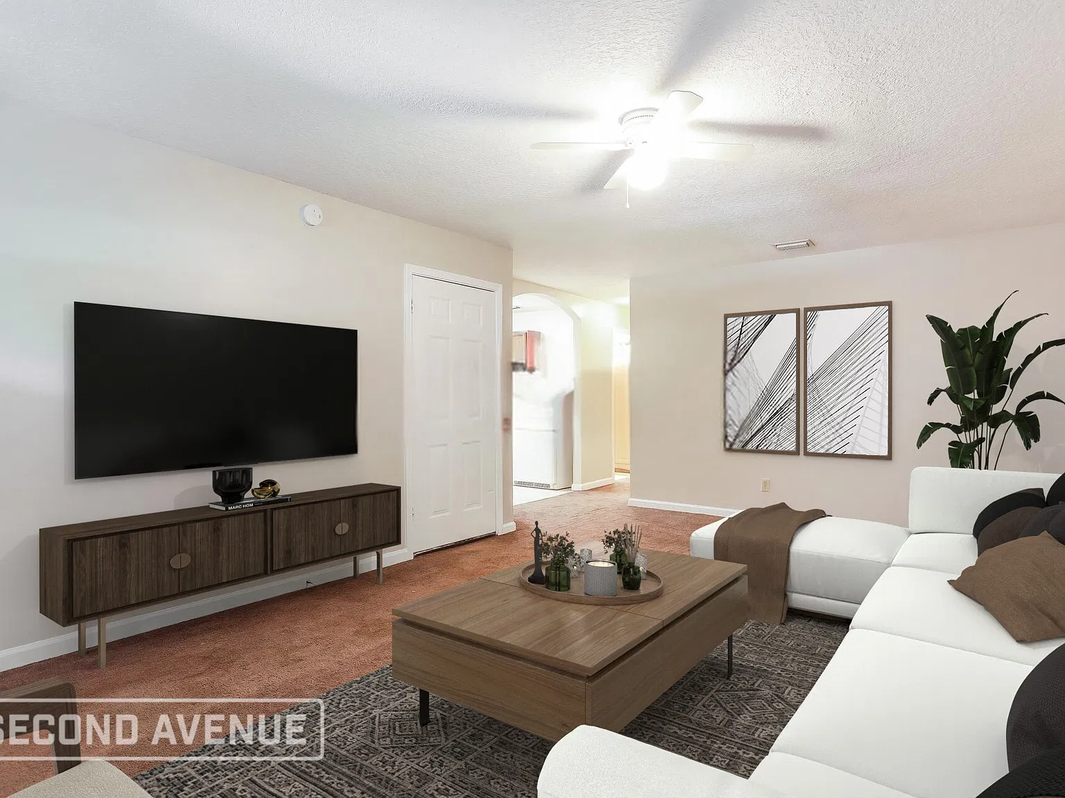 3 bed, 2.0 bath, 1176 sqft, $1,129 — Photo 2