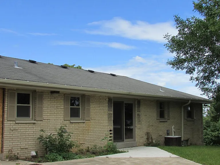 back view with patio