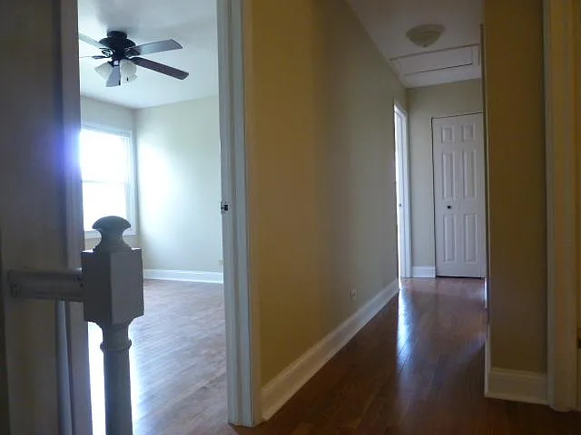 All wood floors throughout house, including all hallways