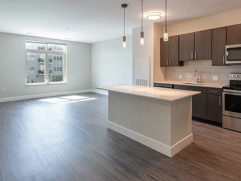 Living Room with Hard Surface Flooring
