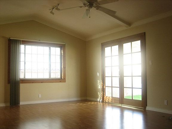 Living room with hardwood flooring
