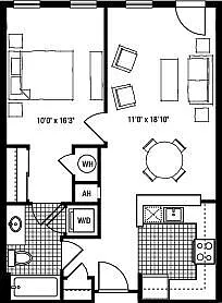 Floor plan 1AX