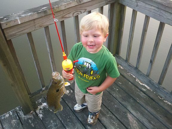 Dock with fish!