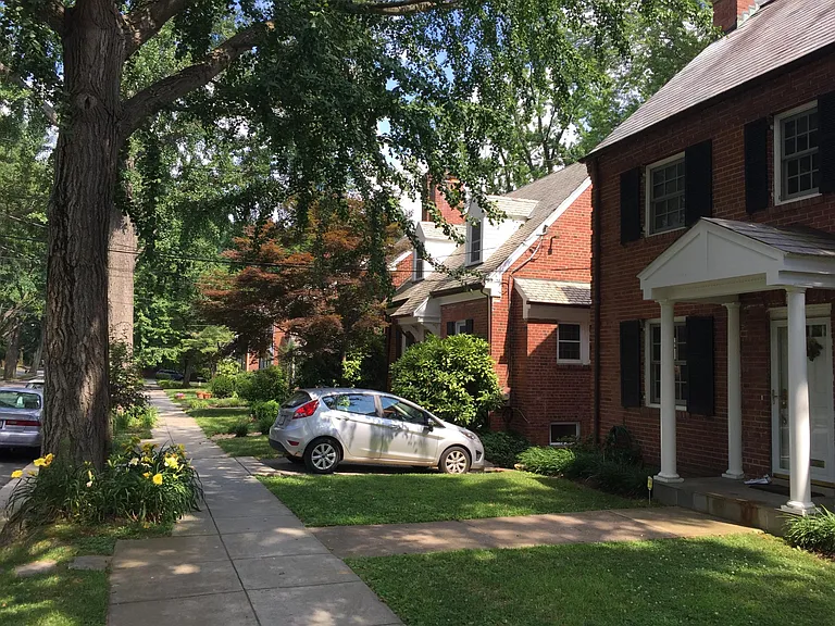 Street view ..... quiet, yet only steps from Wisconsin metro, AU, and restaurants,