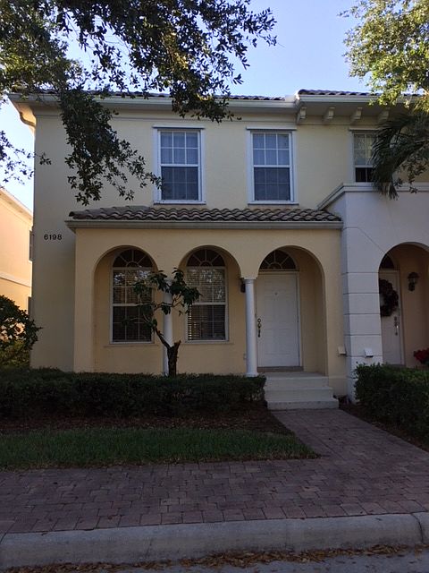 front of townhouse